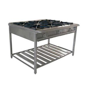 Cocina Isla de 6 Quemadores