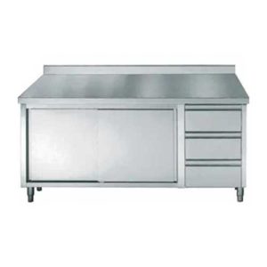 Gabinete Mural con Puertas Corredizas y Cajones