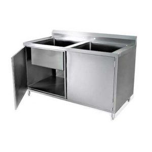 Gabinete Mural de 2 Pozas con Puertas Batientes